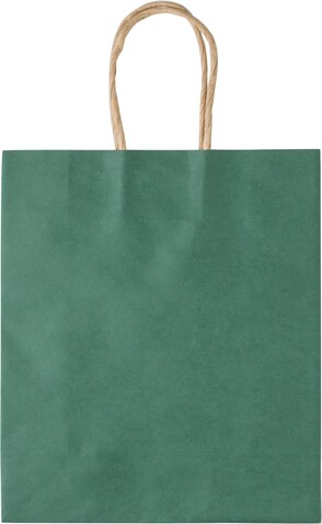 Geschenktüte aus Papier Mariano – Grün bedrucken, Art.-Nr. 004999999_739419