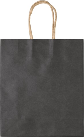 Geschenktüte aus Papier Mariano – Schwarz bedrucken, Art.-Nr. 001999999_739419