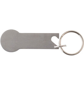 Schlüsselanhänger mit Flaschenöffner Gavin – Silber bedrucken, Art.-Nr. 032999999_739582