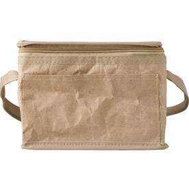 Kühltasche Ollie | Papier | 3 l – Braun bedrucken, Art.-Nr. 011999999_739817