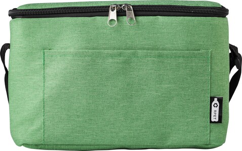 Kühltasche aus Polyester (600D) und rPET Isabella – Grün bedrucken, Art.-Nr. 004999999_739845