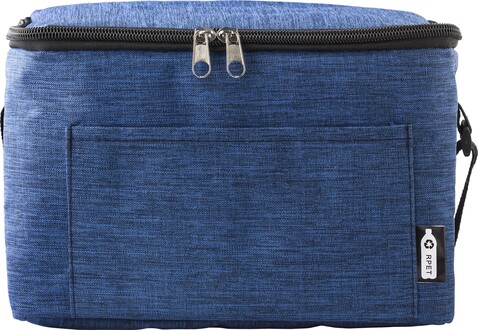 Kühltasche aus Polyester (600D) und rPET Isabella – Blau bedrucken, Art.-Nr. 005999999_739845