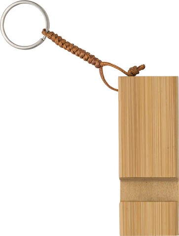 Schlüsselring-Handyhalter Kian | Bambus – Bambus bedrucken, Art.-Nr. 823999999_748770