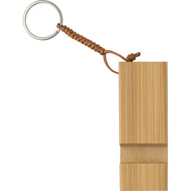 Schlüsselanhänger aus Bambus Kian – Bambus bedrucken, Art.-Nr. 823999999_748770