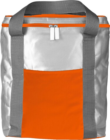Kühltasche aus Polyester Theon – Orange bedrucken, Art.-Nr. 007999999_7504