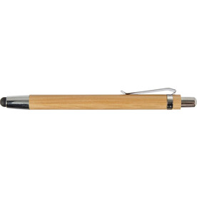 Kugelschreiber Jerome | Bambus | Stylus – Braun bedrucken, Art.-Nr. 011999999_7540