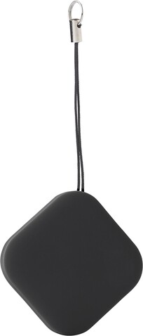 BT/Wireless Tracker aus ABS-Kunststoff Gerard – Schwarz bedrucken, Art.-Nr. 001999999_7739