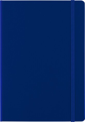 Notizbuch aus Karton (ca. DIN A5 Format) Chanelle – Blau bedrucken, Art.-Nr. 005999999_7913