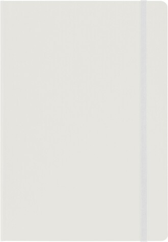 Notizbuch aus Karton (ca. DIN A5 Format) Chanelle – Weiß bedrucken, Art.-Nr. 002999999_7913