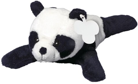 Plüsch-Panda Leila – Schwarz/weiß bedrucken, Art.-Nr. 040999999_8049