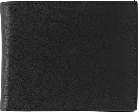 Geldbörse Yvonne | Leder | RFID – Schwarz bedrucken, Art.-Nr. 001999999_8064