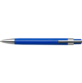 Kugelschreiber Jarod | Metallclip – Blau bedrucken, Art.-Nr. 005999999_8121