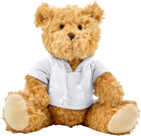 Plüsch-Teddybär Monty – Weiß bedrucken, Art.-Nr. 002999999_8182