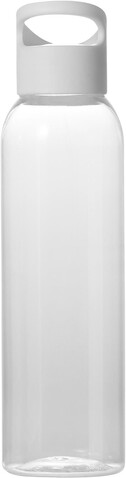 Wasserflasche aus Kunststoff Rita – Weiß bedrucken, Art.-Nr. 002999999_8183