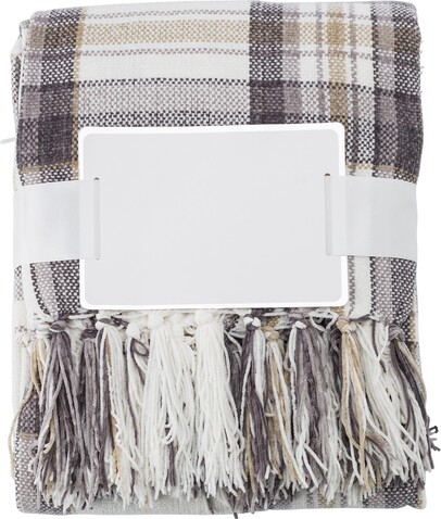 Plaid Ayana | Chenille – Braun bedrucken, Art.-Nr. 011999999_8186