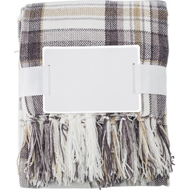 Plaid Ayana | Chenille – Braun bedrucken, Art.-Nr. 011999999_8186