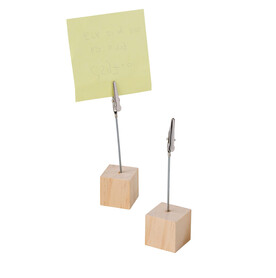 Klammerhalter aus Holz Malia – Braun bedrucken, Art.-Nr. 011999999_821065