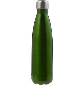 Doppelwandige Trinkflasche aus Edelstahl Lombok – Grün bedrucken, Art.-Nr. 004999999_8223 Doppelwandige Trinkflasche aus Edelstahl Lombok – Grün bedrucken, Art.-Nr. 004999999_8223