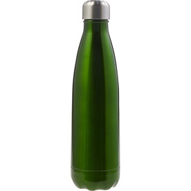 Doppelwandige Trinkflasche aus Edelstahl Lombok – Grün bedrucken, Art.-Nr. 004999999_8223