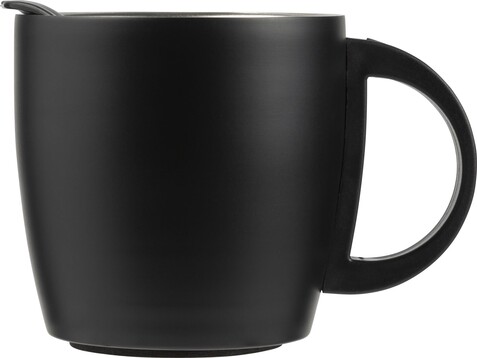 Reisebecher Rania | Edelstahl | 350 ml – Schwarz bedrucken, Art.-Nr. 001999999_8227