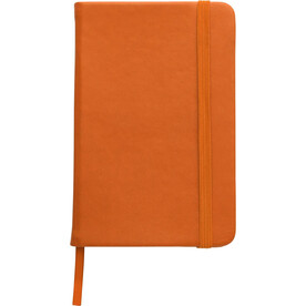Notizbuch aus PU Brigitta – Orange bedrucken, Art.-Nr. 007999999_8251