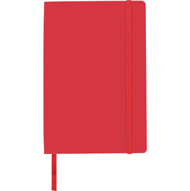 Notizbuch Mireia | A5 | Liniert – Rot bedrucken, Art.-Nr. 008999999_8276
