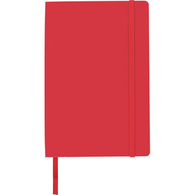 Notizbuch aus PU Mireia – Rot bedrucken, Art.-Nr. 008999999_8276