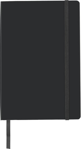 Notizbuch aus PU Mireia – Schwarz bedrucken, Art.-Nr. 001999999_8276