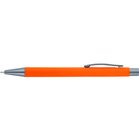 Kugelschreiber mit Softtouch-Oberfläche Emmett – Orange bedrucken, Art.-Nr. 007999999_8298 Kugelschreiber mit Softtouch-Oberfläche Emmett – Orange bedrucken, Art.-Nr. 007999999_8298