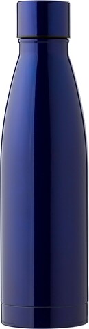 Doppelwandige Trinkflasche aus Edelstahl Marcelino – Blau bedrucken, Art.-Nr. 005999999_835488