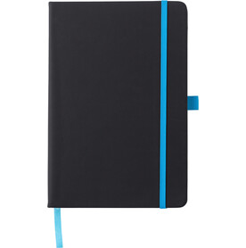 Notizbuch Charlene | A5 | Liniert – Hellblau bedrucken, Art.-Nr. 018999999_8384