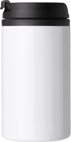 Isolierbecher (300 ml), auslaufsicher Gisela – Weiß bedrucken, Art.-Nr. 002999999_8385