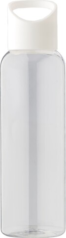 Recyceltem wasserflasche aus Kunststoff Rita – Weiß bedrucken, Art.-Nr. 002999999_839453