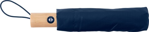 rPET-Schirm Teodora – marineblau bedrucken, Art.-Nr. 536999999_839700