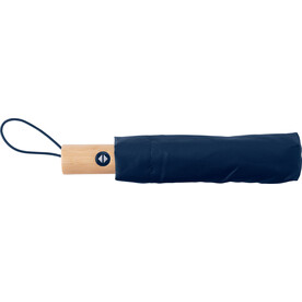 Regenschirm Teodora | Recycelt – marineblau bedrucken, Art.-Nr. 536999999_839700