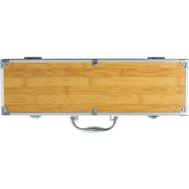 Grill-Set Melina – Braun bedrucken, Art.-Nr. 011999999_840894