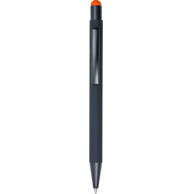 Kugelschreiber aus Aluminium Formentera – Orange bedrucken, Art.-Nr. 007999999_8477 Kugelschreiber aus Aluminium Formentera – Orange bedrucken, Art.-Nr. 007999999_8477