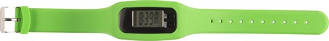 Schrittzähler mit Silikon Armband Tahir – Limettengrün bedrucken, Art.-Nr. 019999999_8498