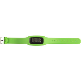 Schrittzähler mit Silikon Armband Tahir – Limettengrün bedrucken, Art.-Nr. 019999999_8498
