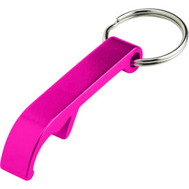 Schlüsselanhänger mit Flaschenöffner Felix – Rosa bedrucken, Art.-Nr. 017999999_8517