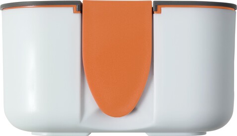 Lunchbox Veronica | Kunststoff und Silikon | 850 ml – Orange bedrucken, Art.-Nr. 007999999_8520