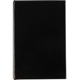 Notizbuch mit Haftnotizen Belinda – Schwarz bedrucken, Art.-Nr. 001999999_8532