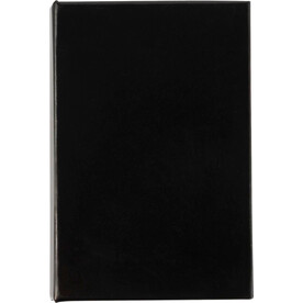 Notizbuch mit Haftnotizen Belinda – Schwarz bedrucken, Art.-Nr. 001999999_8532