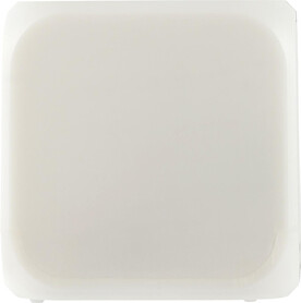Wecker Leona | Kunststoff | Farbwechselnd | Würfel – Weiß bedrucken, Art.-Nr. 002999999_8533