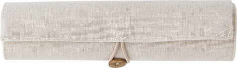 Zeichenset Kate | Leinen | 8 Stück – Khaki bedrucken, Art.-Nr. 013999999_8534