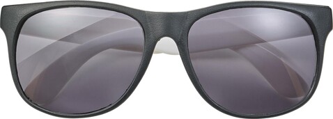 Sonnenbrille aus Kunststoff Stefano – Weiß bedrucken, Art.-Nr. 002999999_8556