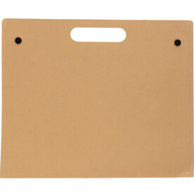 Schreibmappe Keisha | Karton | A4 – Braun bedrucken, Art.-Nr. 011999999_8569