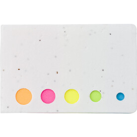 Haftnotizen Natalja | Saatpapier | 5 Stück – Weiß bedrucken, Art.-Nr. 002999999_864422