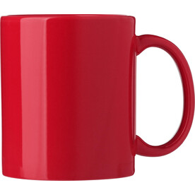 Tasse Kenna | Keramik | 300 ml – Rot bedrucken, Art.-Nr. 008999999_864650