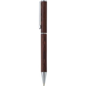 Schwarzholz-Kugelschreiber Raquelle – Braun bedrucken, Art.-Nr. 011999128_865014